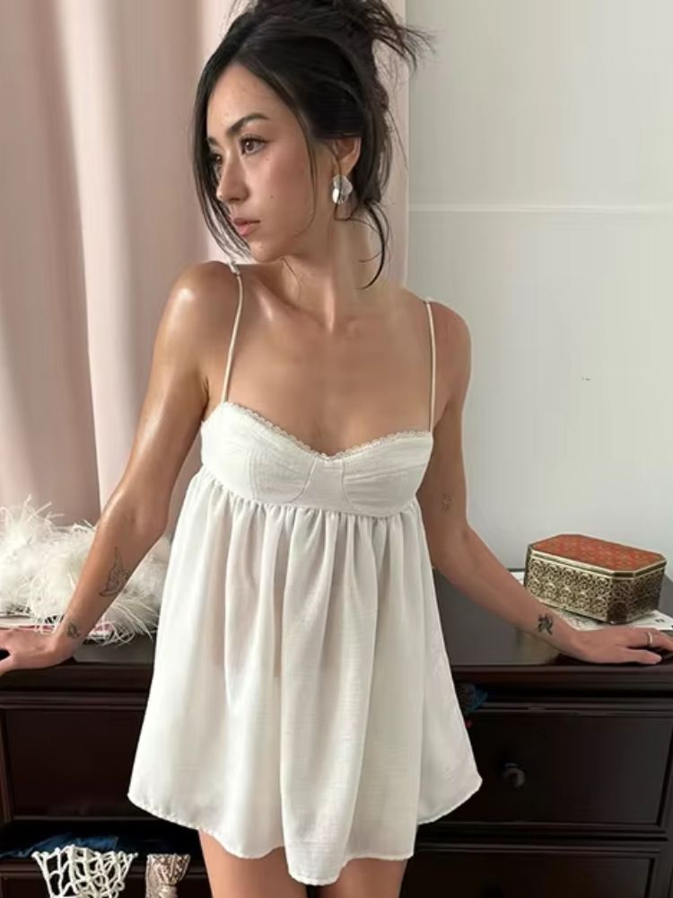 Cami Top Lace - Conjunto clásico de 2 piezas para