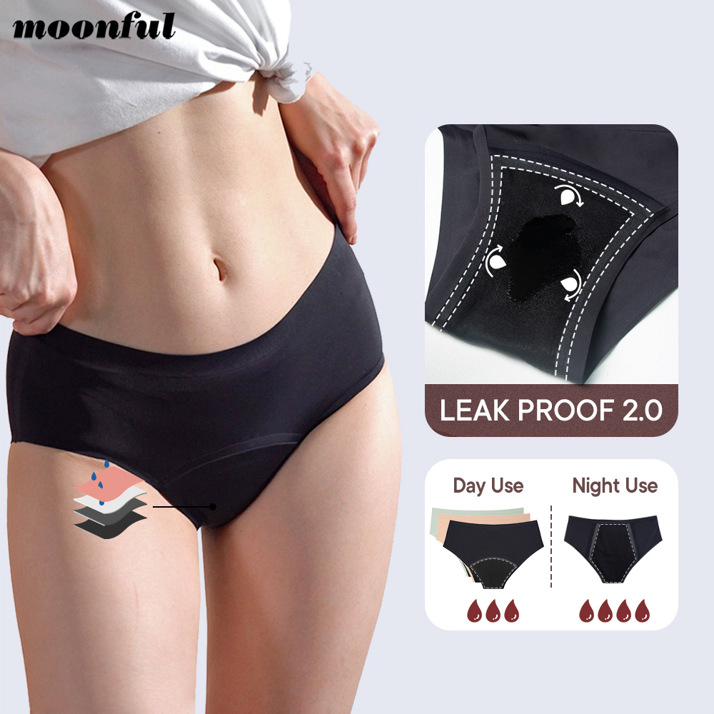 Seamless Underwear Women - Bragas menstruales sin costuras para mujer,