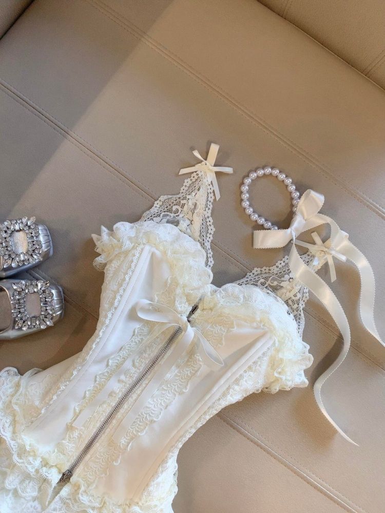 Conjunto de Top Corsé de Encaj - Cami Top Lace reseña y precio