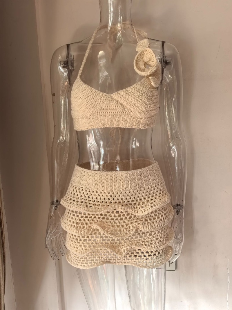 Conjunto de 2 piezas de punto  - Cami Top Lace reseña y precio