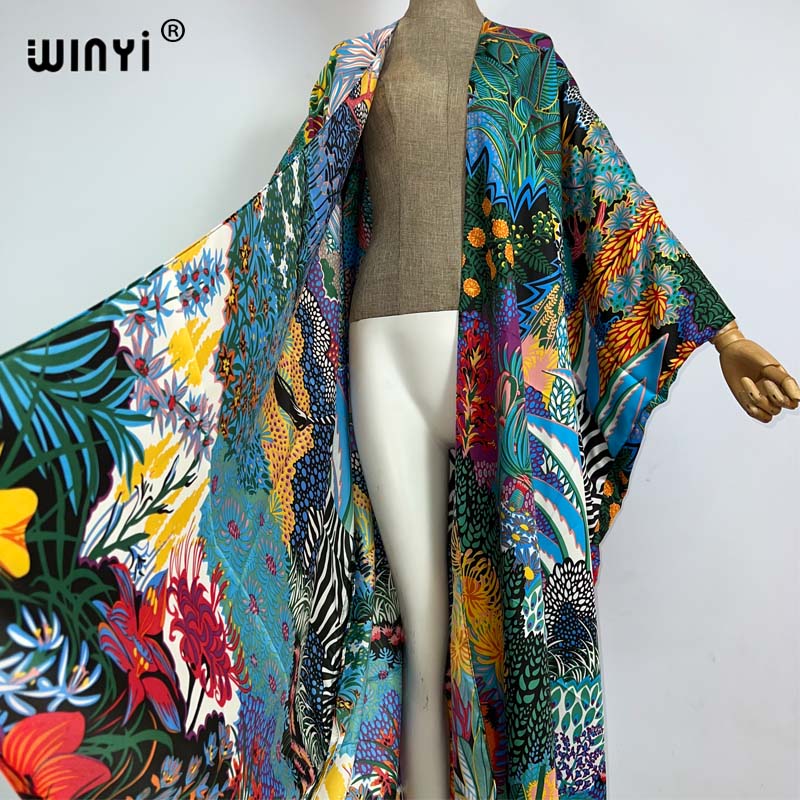 WINYI-kimono de seda con manga - Robe Silk Women reseña y precio