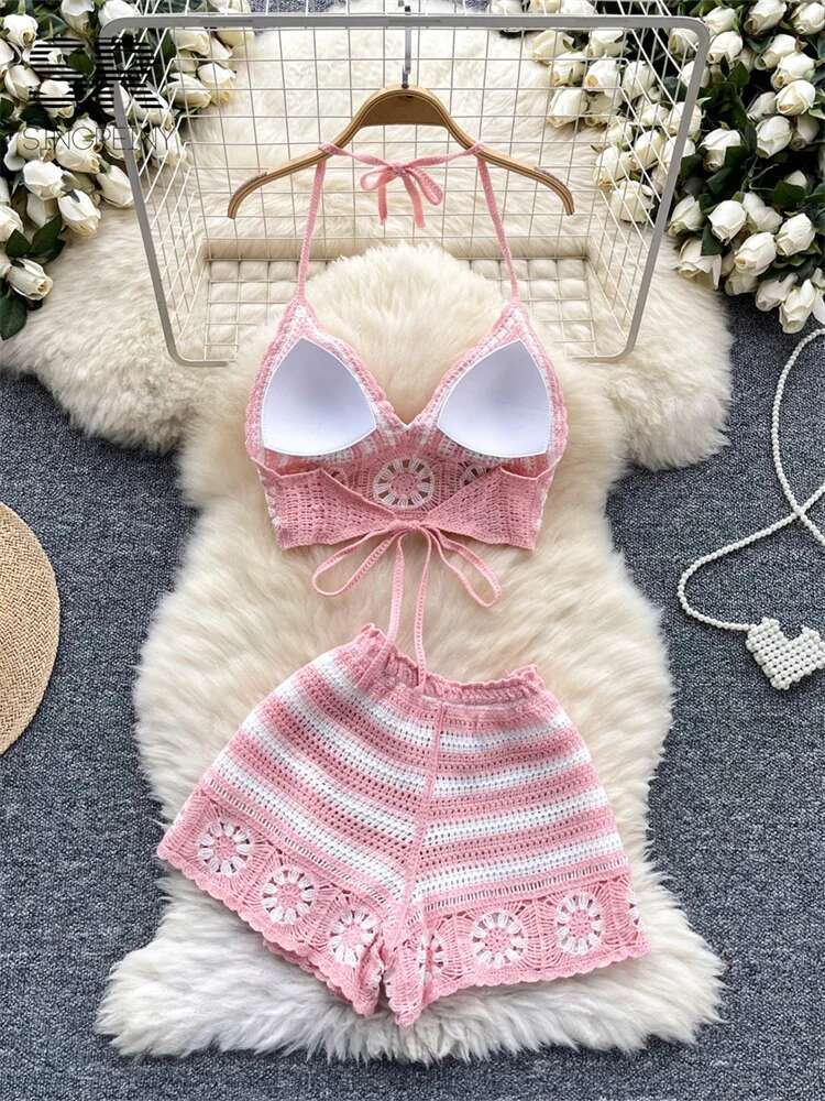 Trajes de punto para vacacione - Cami Top Lace reseña y precio