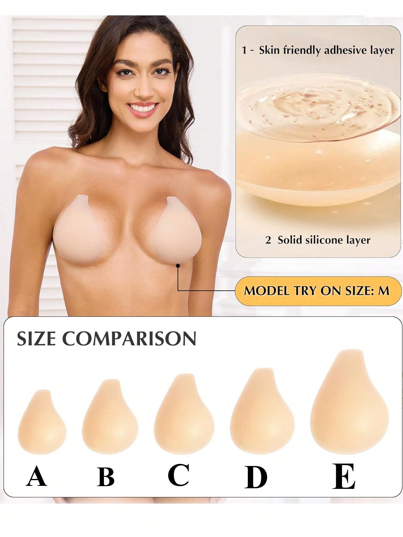 1 Par de Cubre Pezones Adhesiv - Nipple Cover Pasties reseña y precio