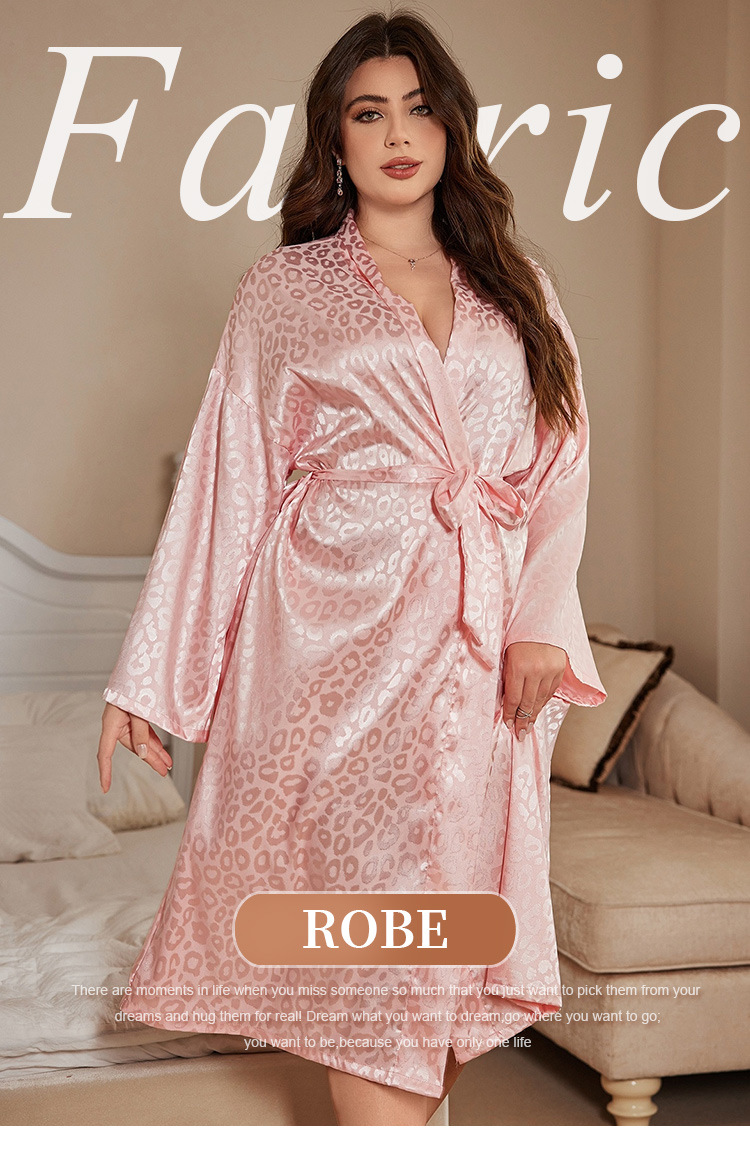 Bata de dormir de talla grande - Robe Silk Women reseña y precio