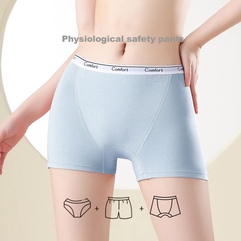 Bragas menstruales de algodón  - Boyshort Underwear reseña y precio