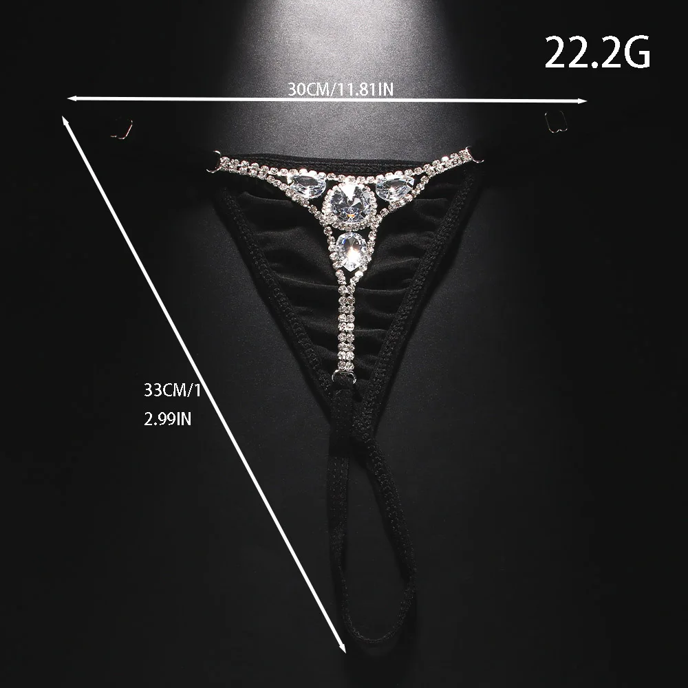Tanga redonda Sexy con diamant - Thong Bikini Women reseña y precio