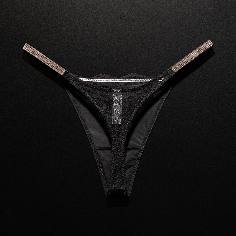 Tanga transparente con letras  - Seamless Underwear Women reseña y precio