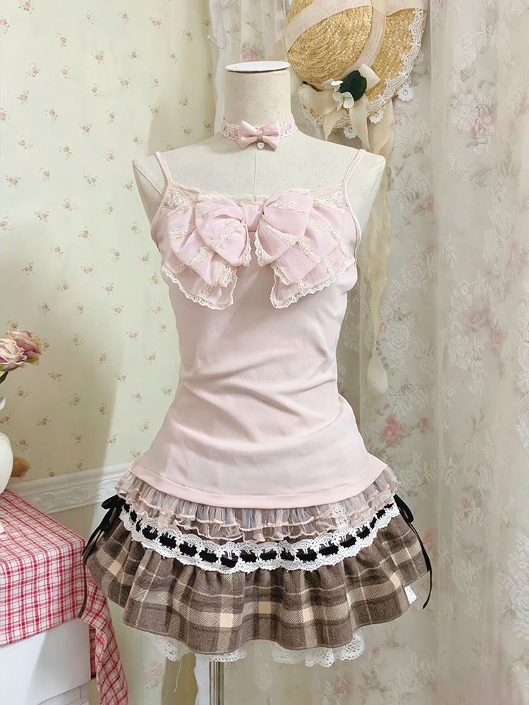 Conjunto de Tres Piezas Estilo - Cami Top Lace reseña y precio